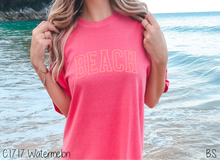 Load image into Gallery viewer, Beach Arched Outline Puff #BS5531