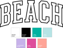 Load image into Gallery viewer, Beach Arched Outline Puff #BS5531