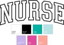 Load image into Gallery viewer, Nurse Arched Outline Puff #BS5505