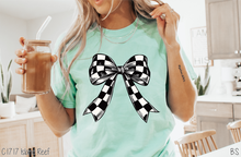Load image into Gallery viewer, Black And White Coquette Bow #BS6787
