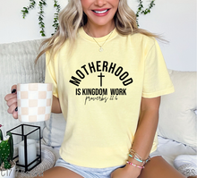 Load image into Gallery viewer, Coquette Motherhood Is Kingdom Work #BS7960
