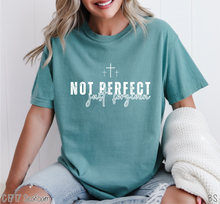 Load image into Gallery viewer, Distressed Not Perfect Just Forgiven #BS7421