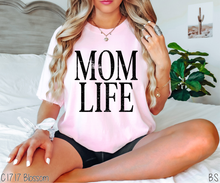 Load image into Gallery viewer, Distressed Stacked Mom Life #BS9090