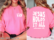 Load image into Gallery viewer, Jesus Holds It All #BS8824 *1/11 PRINTS ON ORDER & POSTED FOR PURCHASE BEFORE ARRIVAL