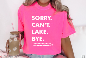 Lake Sorry Can't Bye Exclusive #BS6792