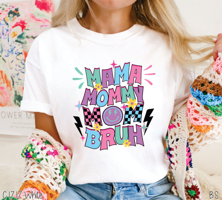 トップス mamama Mama Mommy Mom Bruh Full Color #BS6788 – Bama Signs & Screens
