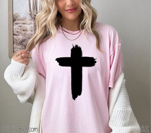 Load image into Gallery viewer, Black Puff Cross #BS6505