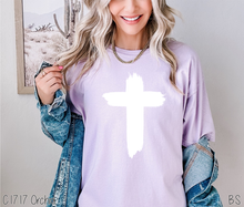 Load image into Gallery viewer, White Puff Cross #BS6506