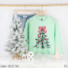 Load image into Gallery viewer, Red White Bow Christmas Tree #BS8749 *11/23 PRINTS ON ORDER & EXTRAS POSTED FOR PURCHASE BEFORE ARRIVAL