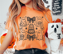 Load image into Gallery viewer, Striped Coquette Ghost Bow #BS9272 *PREORDER CLOSING SUNDAY 7/19 @ MIDNIGHT CST