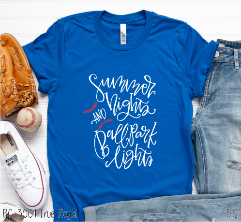 Summer Nights And Ballpark Lights #BS477