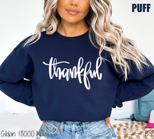 Load image into Gallery viewer, Thankful Script Puff #BS8589A