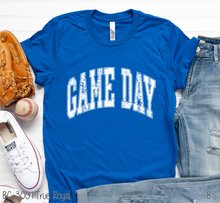 Load image into Gallery viewer, White Arched Distressed Game Day #BS9033