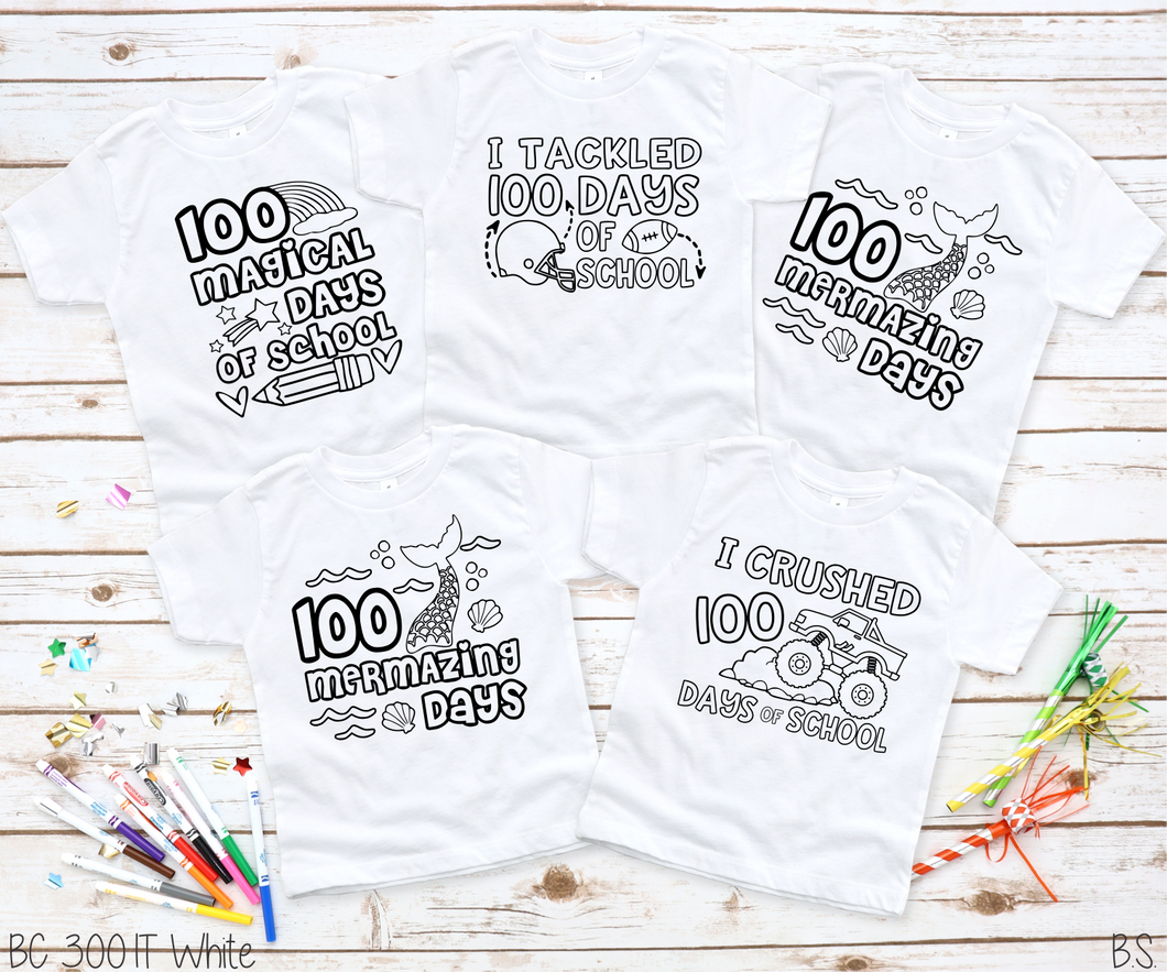 100th Day Coloring Collection #BS2534
