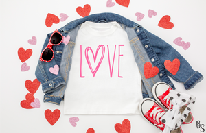 Pink Love With Heart Exclusive #BS2614
