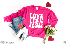 Load image into Gallery viewer, Love Like Jesus Retro One Color #BS2586
