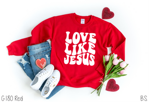 Love Like Jesus Retro One Color #BS2586