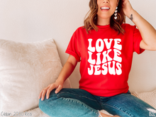 Load image into Gallery viewer, Love Like Jesus Retro One Color #BS2586

