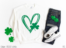 Load image into Gallery viewer, Shamrock Hand Drawn Heart #BS2608
