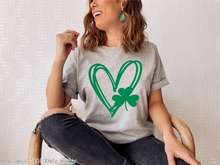 Load image into Gallery viewer, Shamrock Hand Drawn Heart #BS2608
