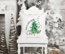 Load image into Gallery viewer, Watercolor Merry And Bright Christmas Tree #BS980