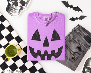 Adult Distressed Pumpkin Face #BS8381