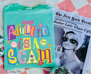 Adulting Is A Scam #BS8564 *10/5 PRINTS ON ORDER AND EXTRAS POSTED FOR PURCHASE BEFORE ARRIVAL