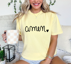 Amen Doodle With Heart #BS8027
