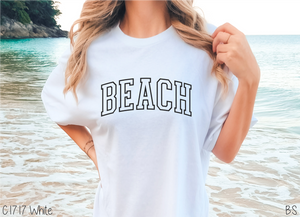 Beach Arched Outline Puff #BS5531