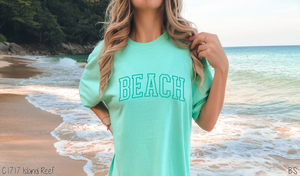 Beach Arched Outline Puff #BS5531