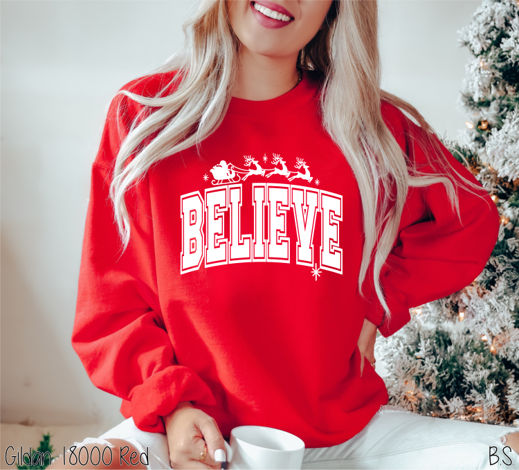 Arched Believe With Sleigh #BS6196