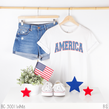 Load image into Gallery viewer, Arched Distressed Varsity America #BS5498
