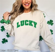 Load image into Gallery viewer, Arched Lucky Varsity Lettering #BS5106
