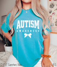 Load image into Gallery viewer, Autism Awareness One Color Bow #BS7859
