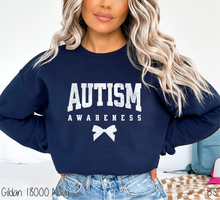 Load image into Gallery viewer, Autism Awareness One Color Bow #BS7859
