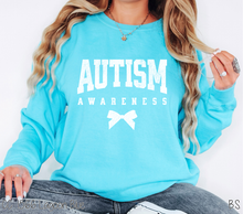 Load image into Gallery viewer, Autism Awareness One Color Bow #BS7859
