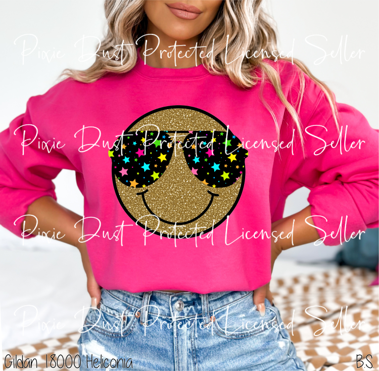 Aviator Sparkly Star Smile #BS5856