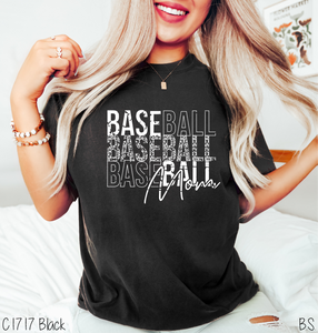 Baseball Mom Stacked Leopard #BS5898