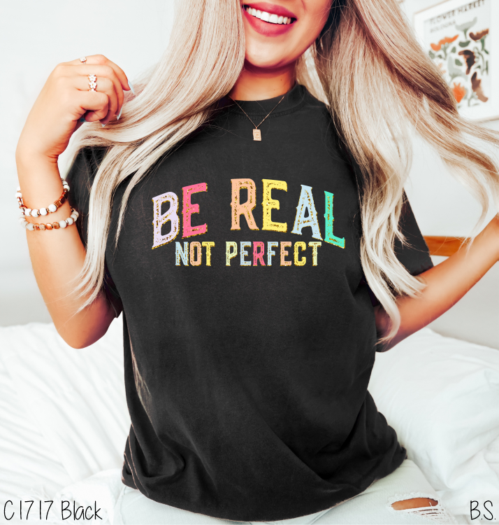 Be Real Not Perfect Glitter #BS5964