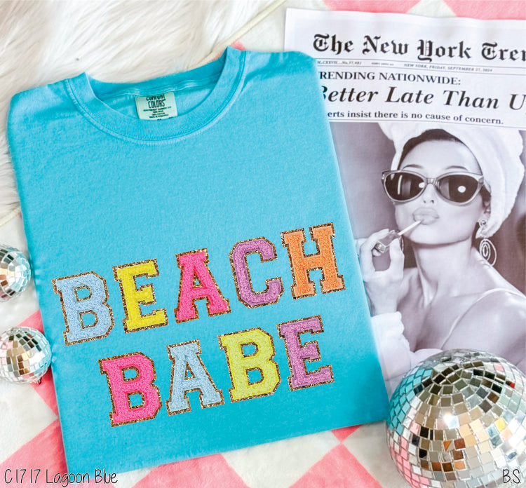 Beach Babe Chenille Letters #BS2860