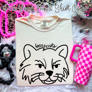 Bearcats Doodle Mascot Custom Order