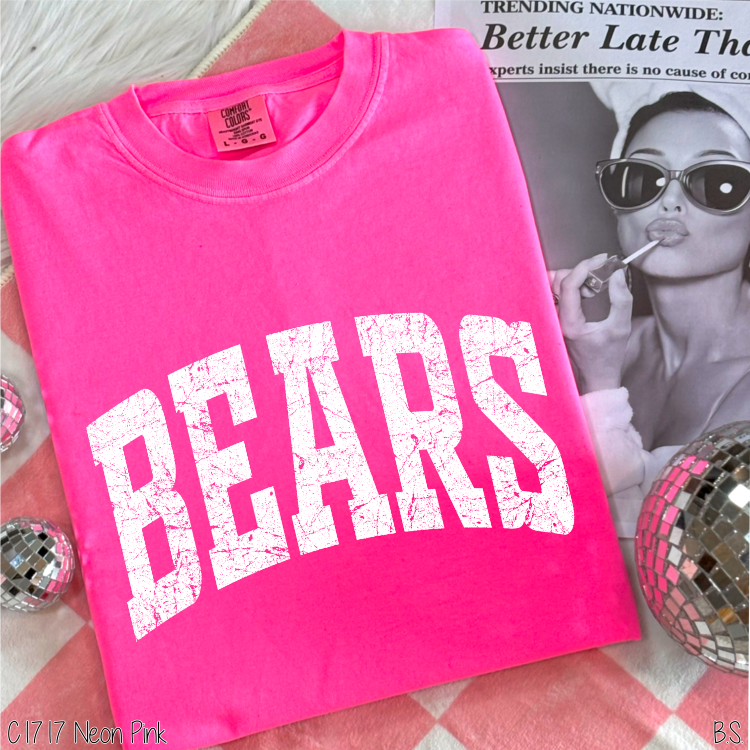 Bears Distressed Arch #BS8554