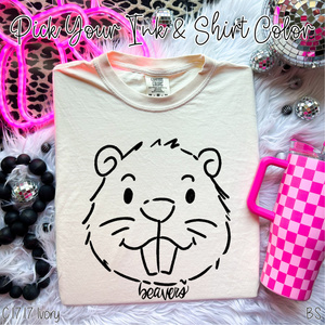 Beavers Doodle Mascot Custom Order