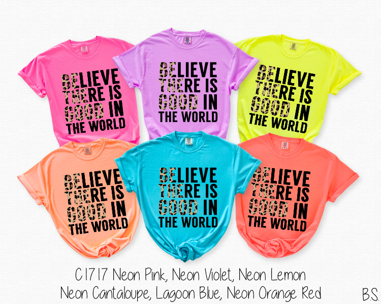 Believe There Is Good In The World Cheetah #BS1602