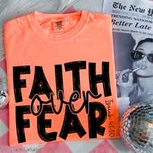 Load image into Gallery viewer, Black Brushed Faith Over Fear #BS8185
