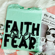 Load image into Gallery viewer, Black Brushed Faith Over Fear #BS8185
