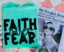 Load image into Gallery viewer, Black Brushed Faith Over Fear #BS8185
