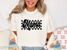 Load image into Gallery viewer, Black Retro Checkered Mama #BS6653
