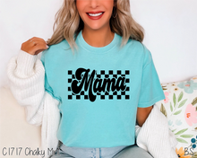 Load image into Gallery viewer, Black Retro Checkered Mama #BS6653
