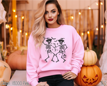 Load image into Gallery viewer, Black Witch Hat Dancing Skeletons #BS7240
